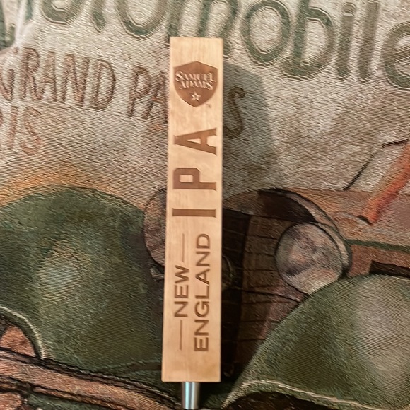 Lot of 2 SAMUEL ADAMS New England IPA Wooden Beer Tap Handles NEW - Picture 2 of 6
